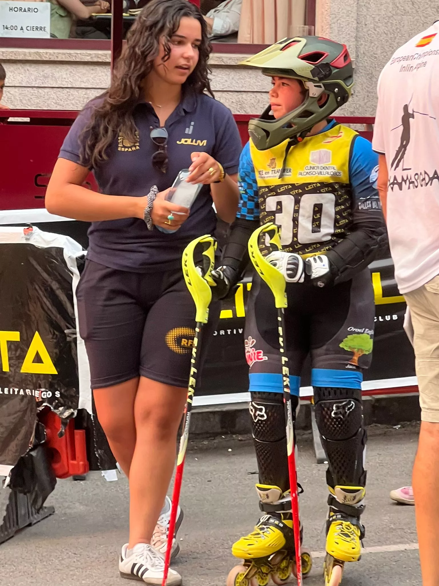 Olatz con Noah. Foto: Luis Velasco