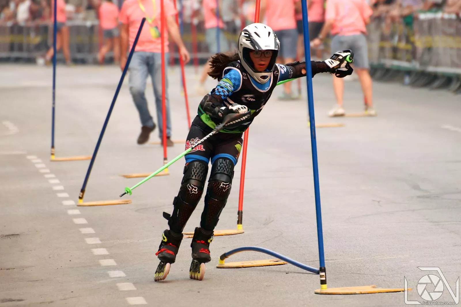 Paula Embid Slalom. Foto: Luis Velasco