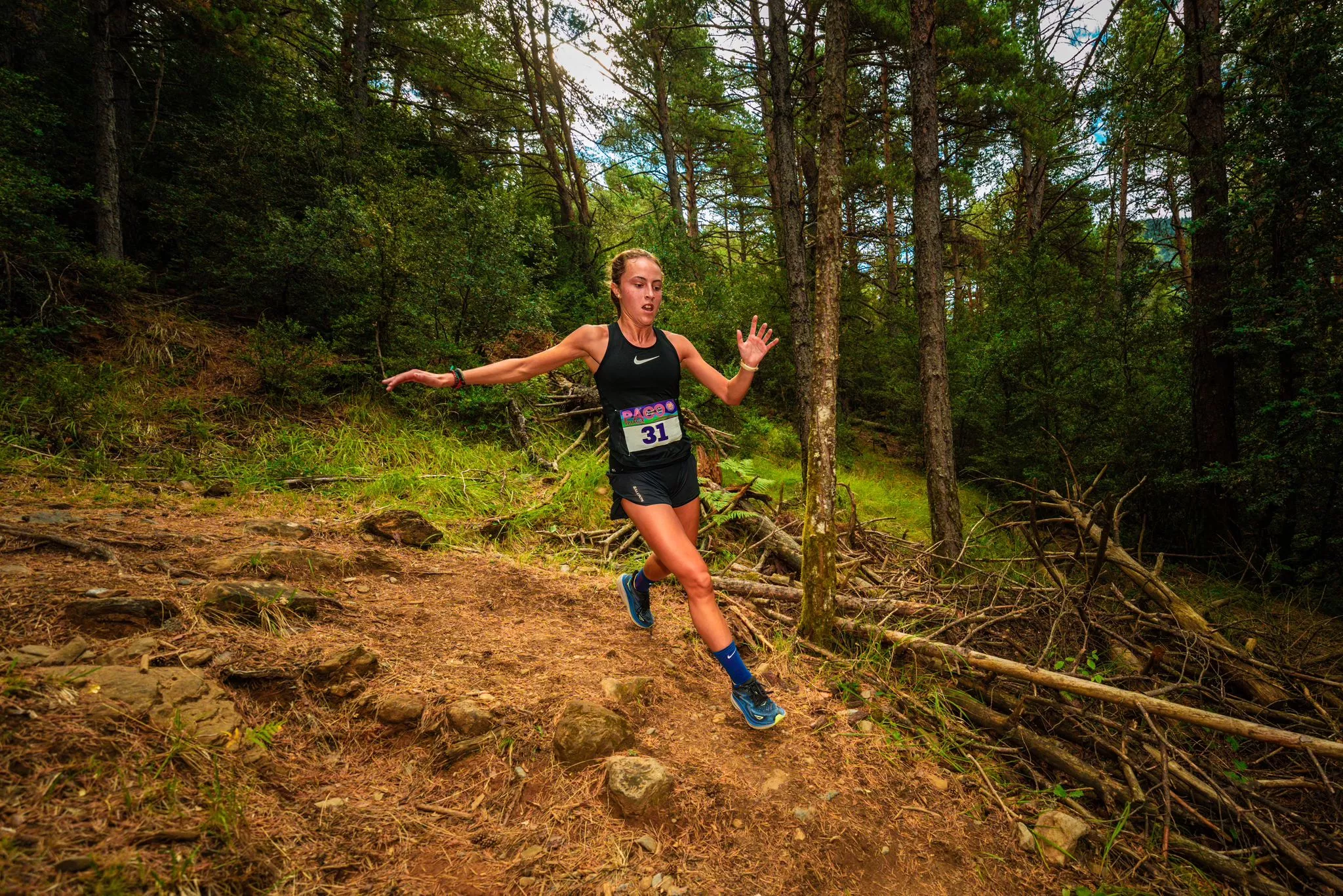 Una corredora en la pasada edición