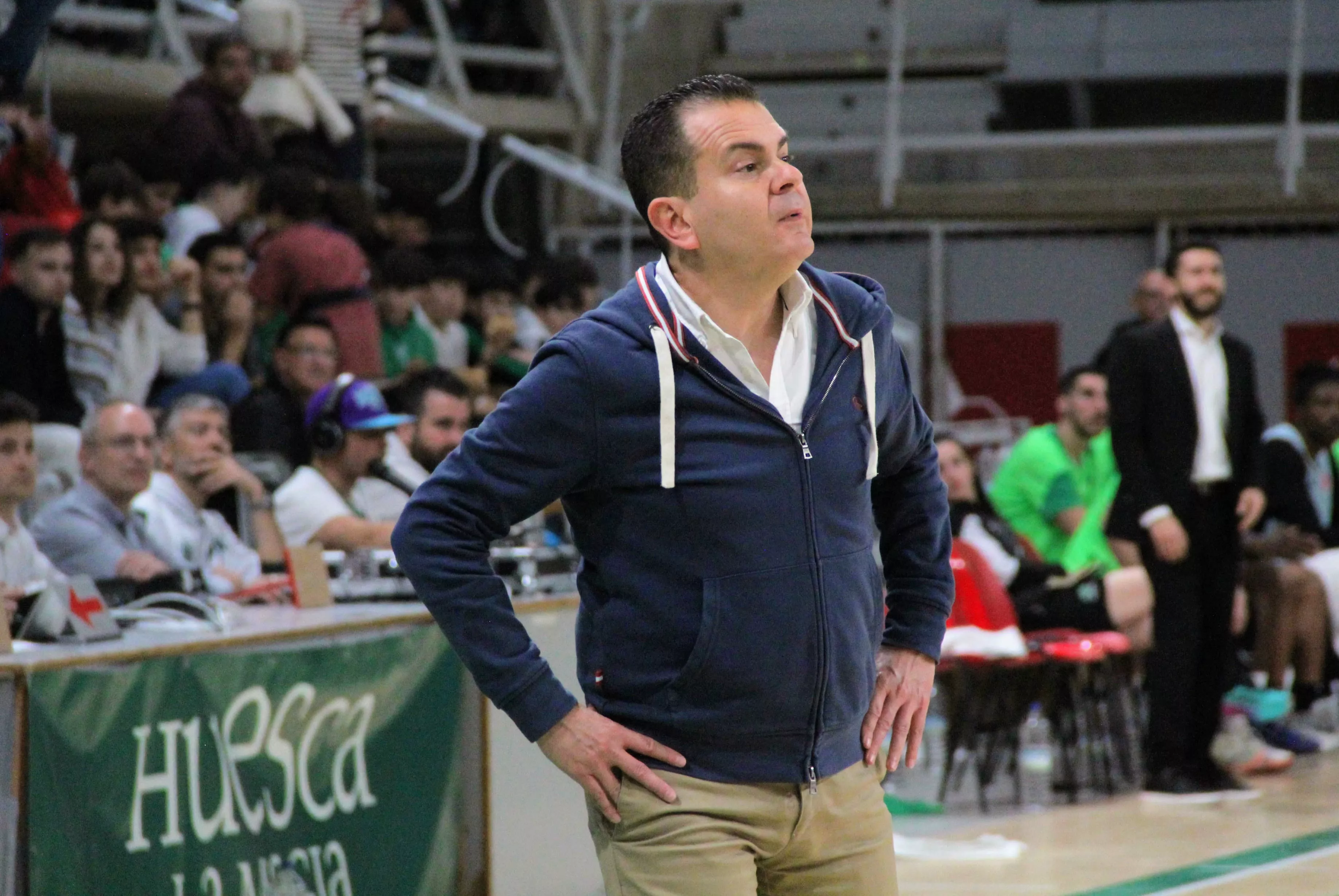 Rafa Sanz, a la espera de sus jugadores