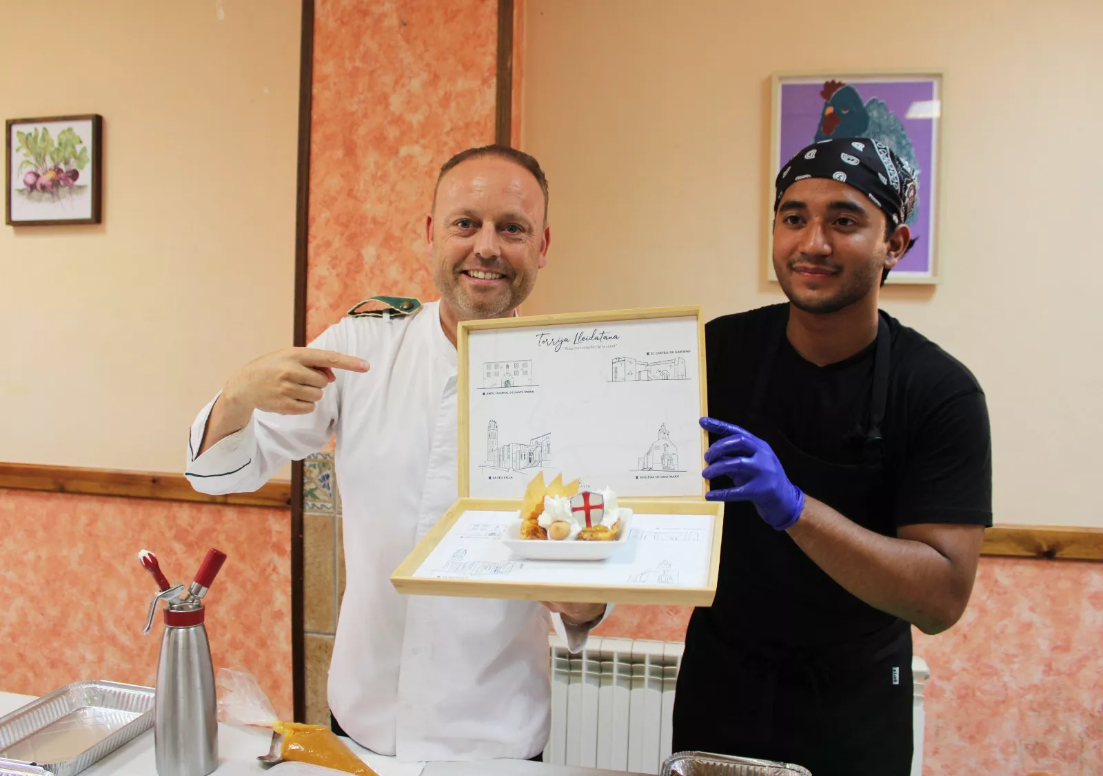 Demostración de cocina de Mateu Blanch en Estopiñán del Castillo
