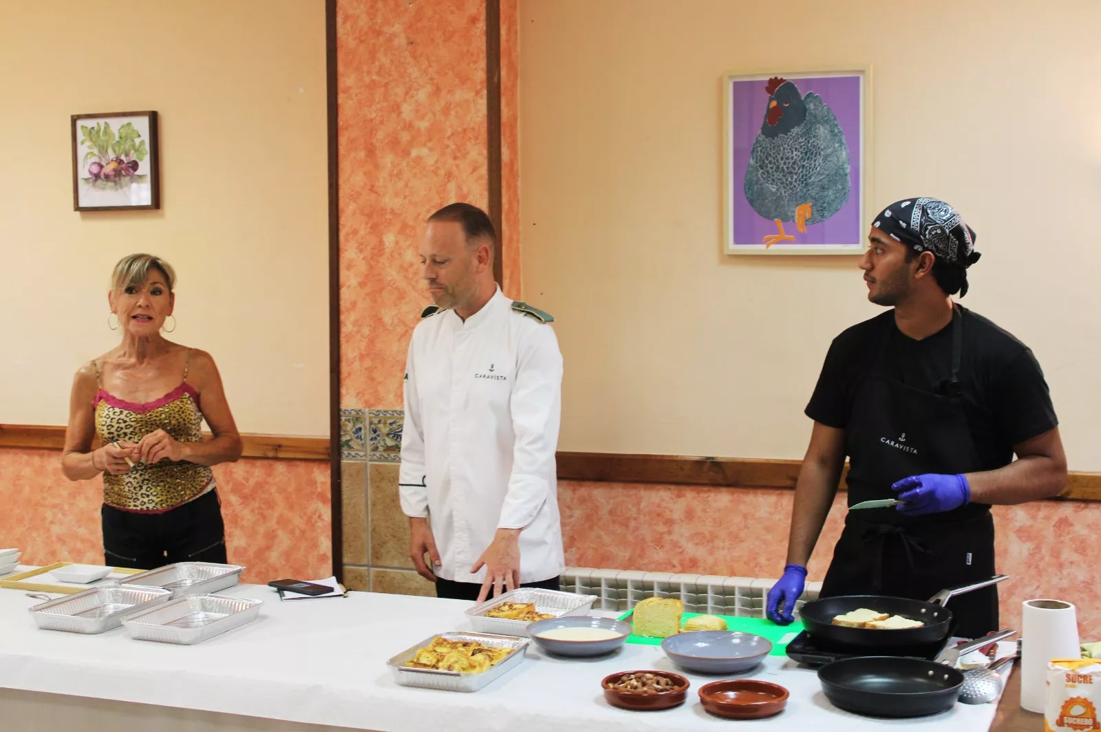 Demostración de cocina de Mateu Blanch en Estopiñán del Castillo