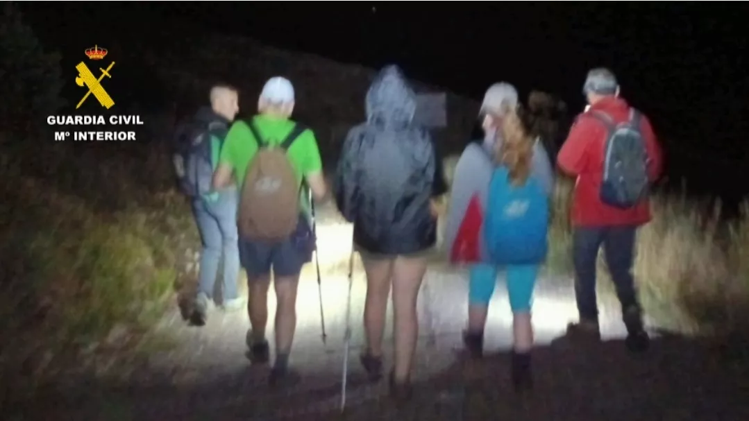 Rescate nocturno de dos jóvenes de Pamplona extraviadas en la estación de Astún