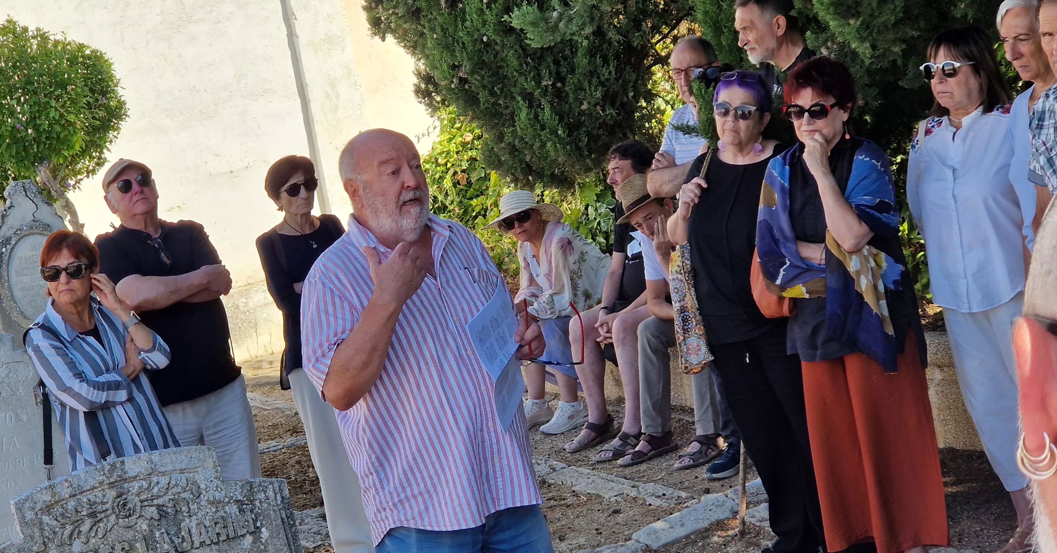 Conmemoración del 23 de agosto por el Colectivo Ciudadano de Huesca. Foto Myriam Martínez