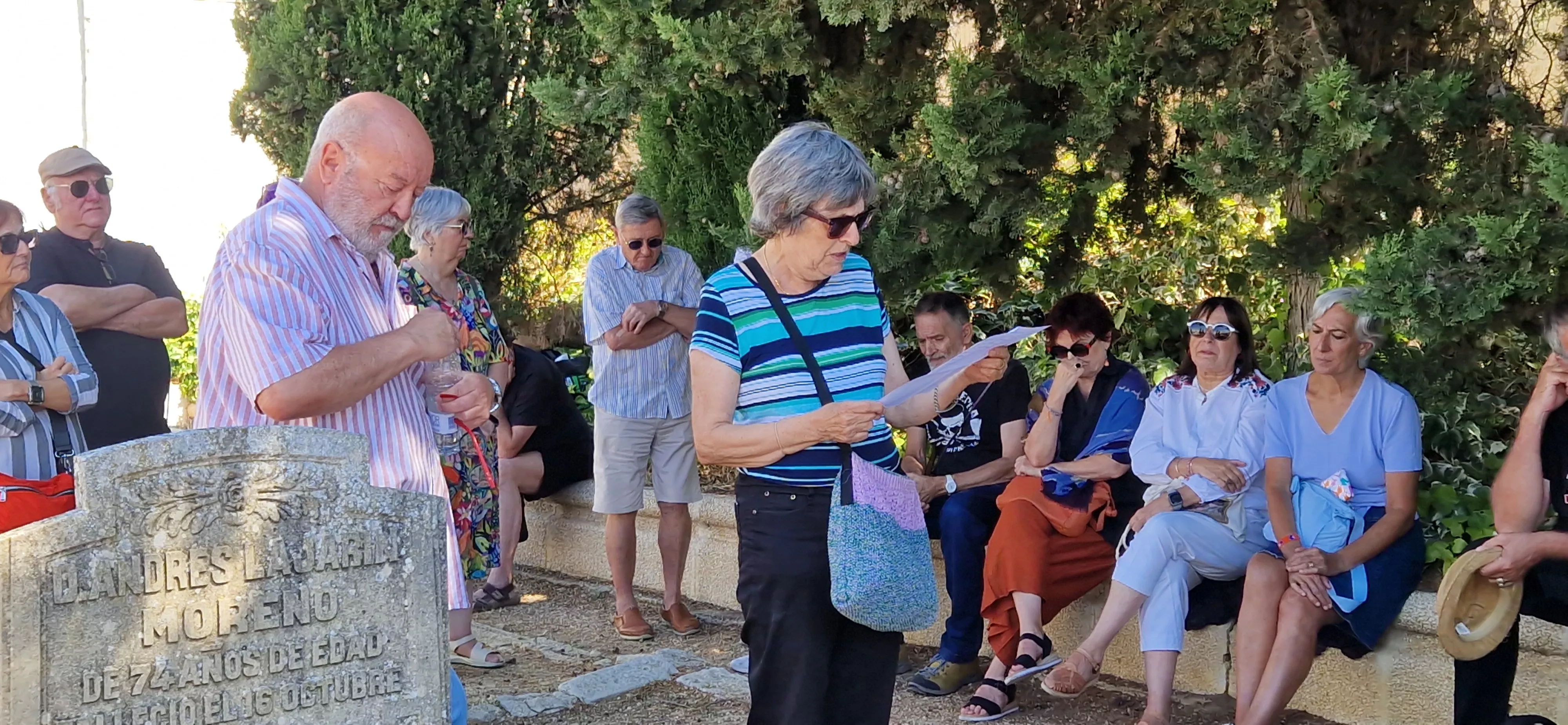 Conmemoración del 23 de agosto por el Colectivo Ciudadano de Huesca. Foto Myriam Martínez