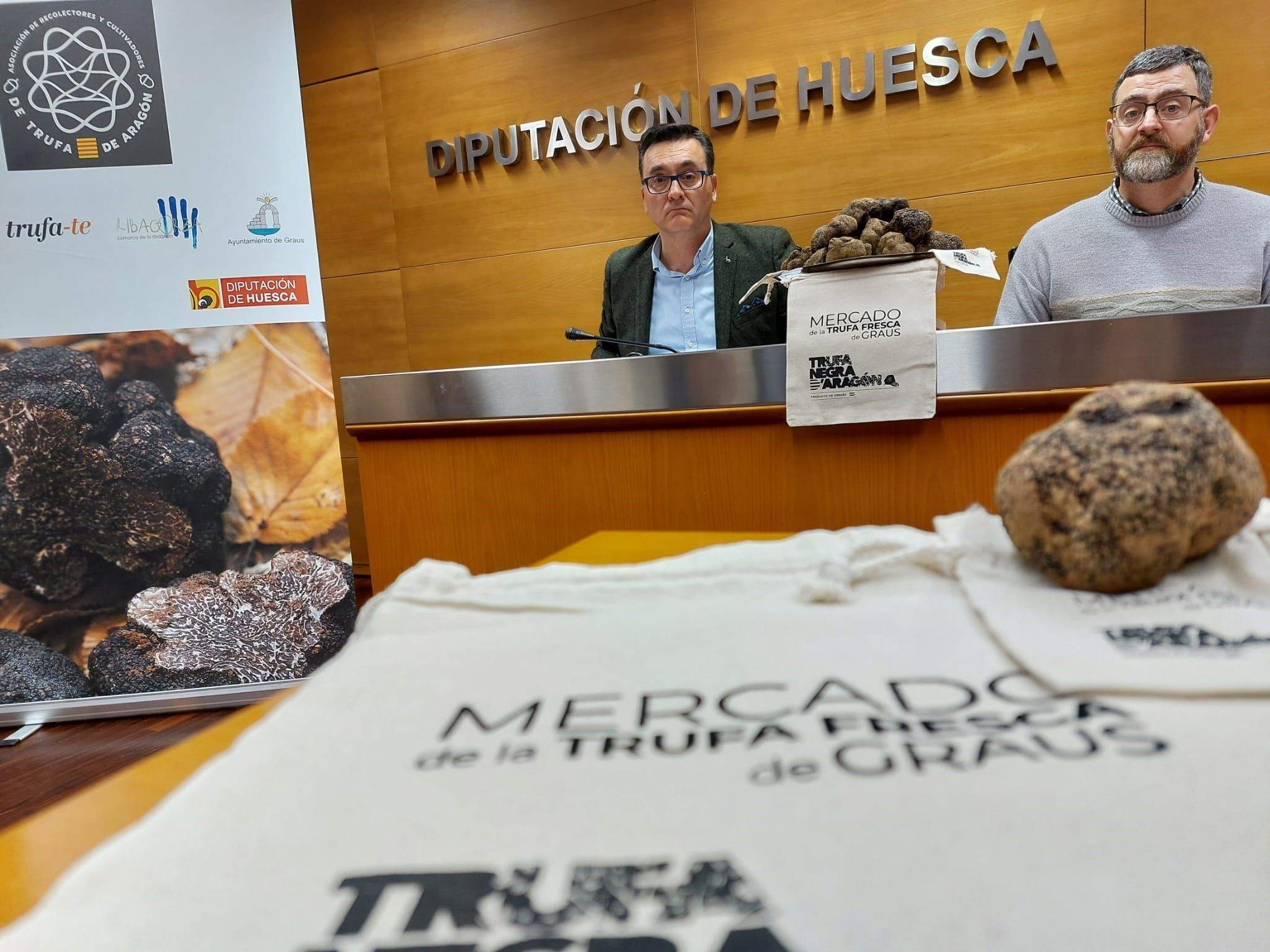 Roque Vicente y David Royo, en la presentación de la promoción en Madrid