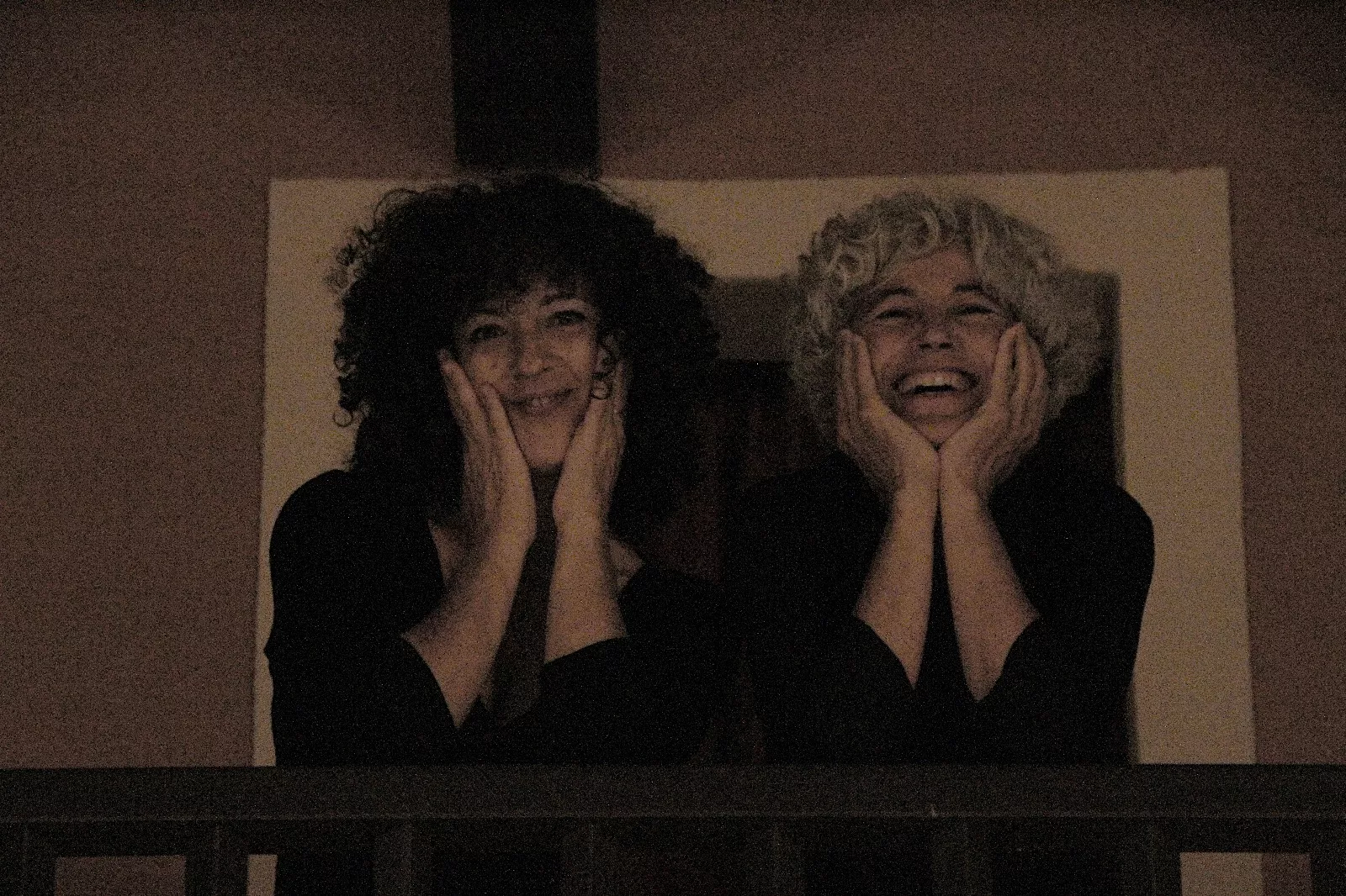 Pato Badián y Cristina Verbena representando VOZ(es) en Robres. Foto Carlos Neofato