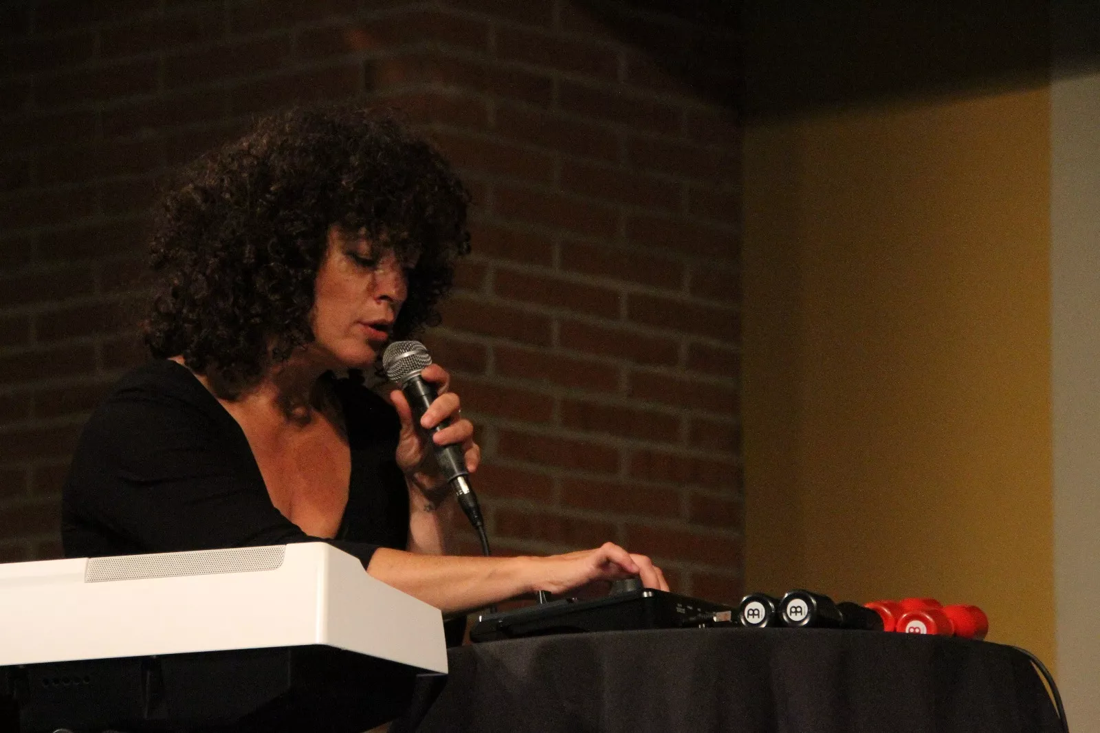 Pato Badián y Cristina Verbena representando VOZ(es) en Robres. Foto Carlos Neofato