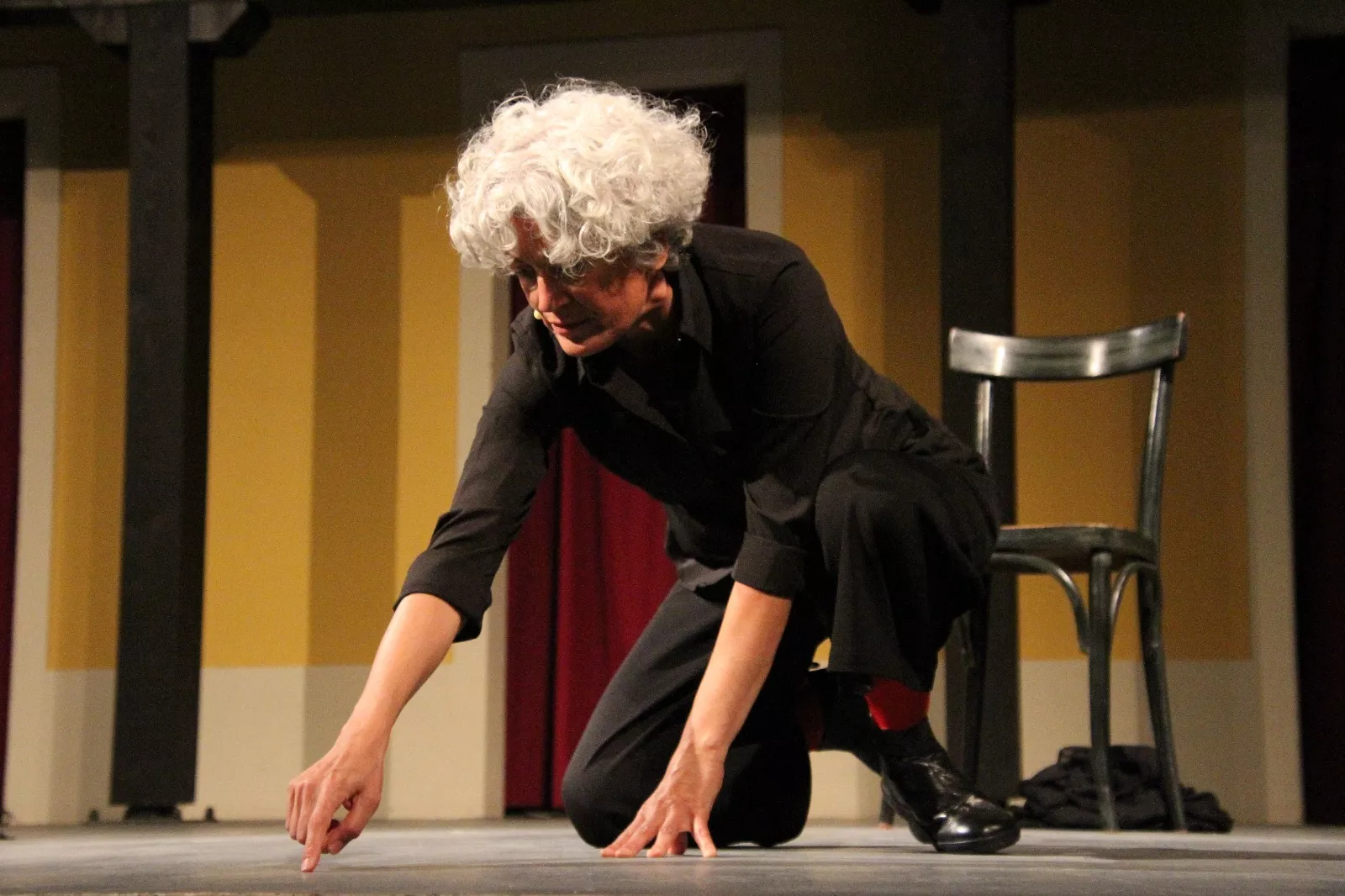 Pato Badián y Cristina Verbena representando VOZ(es) en Robres. Foto Carlos Neofato