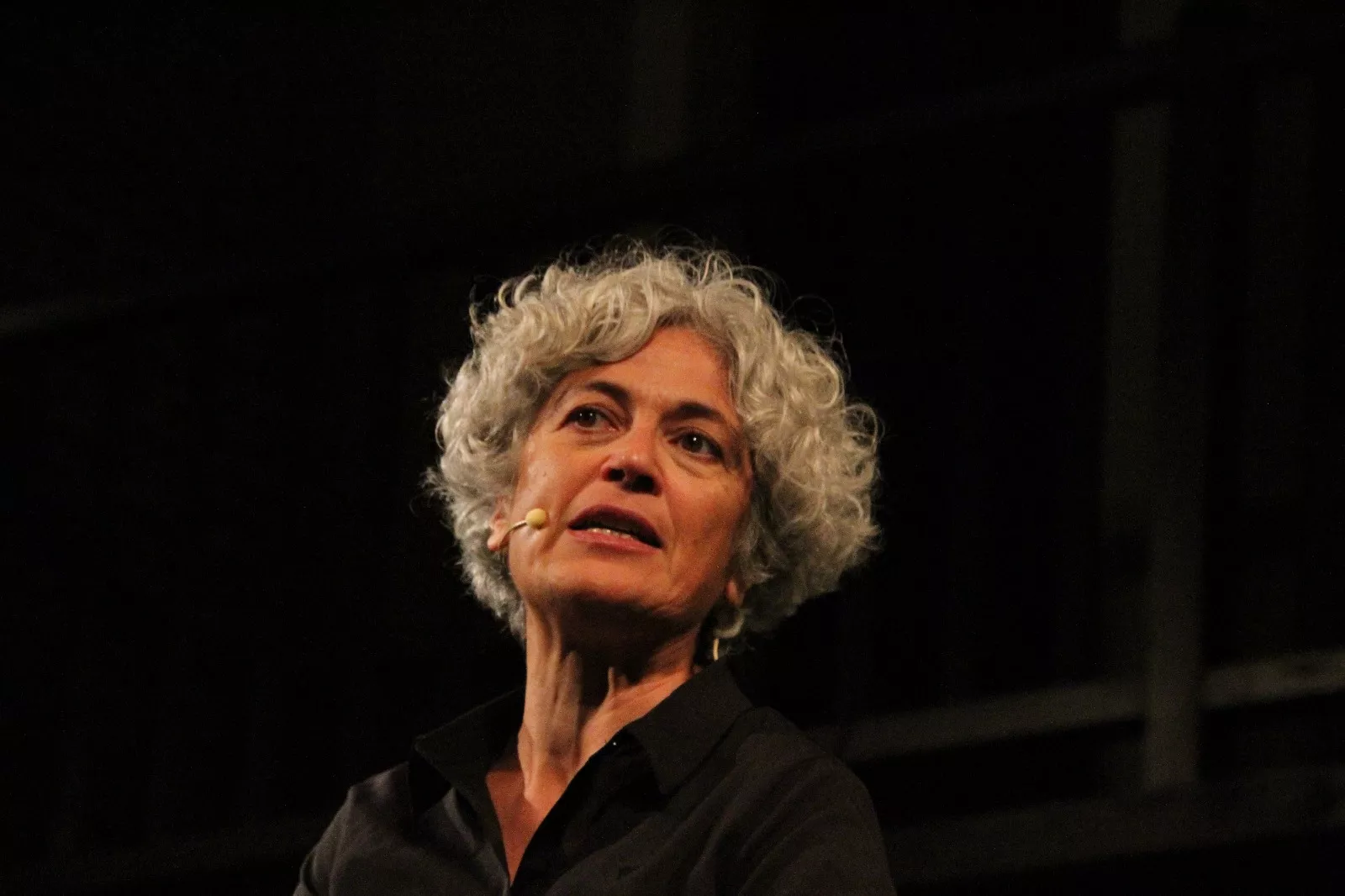 Pato Badián y Cristina Verbena representando VOZ(es) en Robres. Foto Carlos Neofato