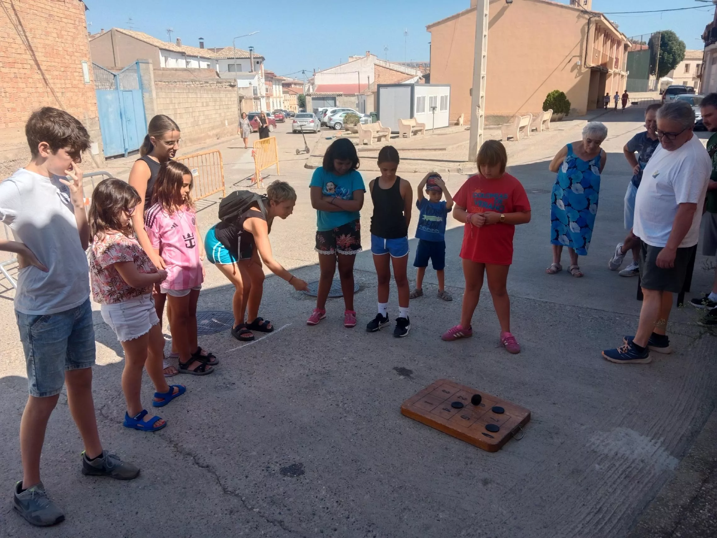 Juegos tradicionales en Robres, siete y medio