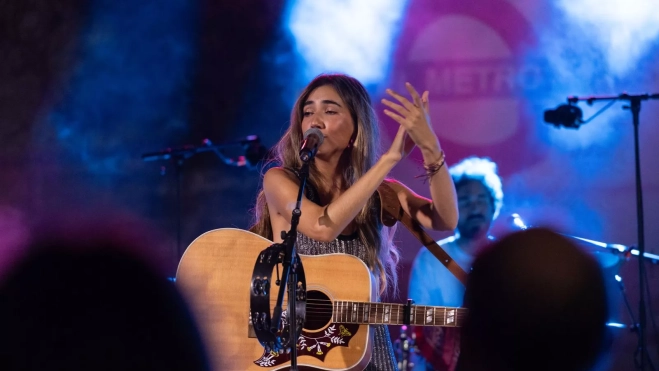 Mercedes Cañas, en el Metro Festival 2025. Foto Alejandro Meavilla 