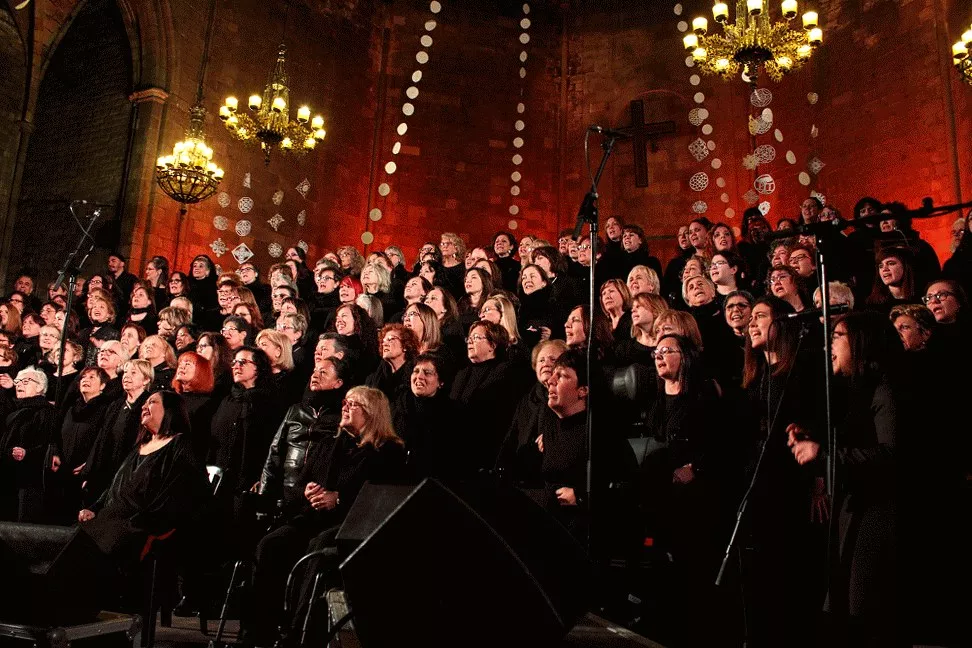 El coro Cor de Cors de Barcelona.