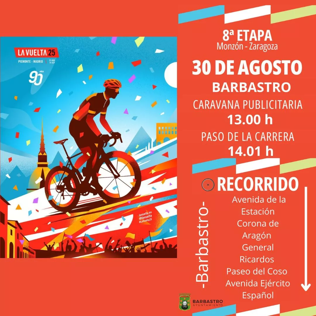 La Vuelta también pasa por Barbastro.
