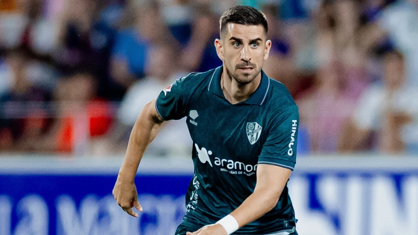 Dani Ojeda, delantero del Huesca.