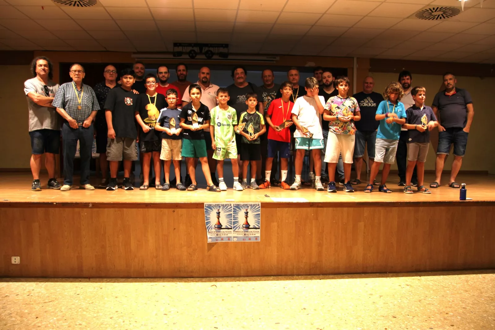 II Torneo de Ajedrez San Antolín en Sariñena. Foto Carlos Neofato