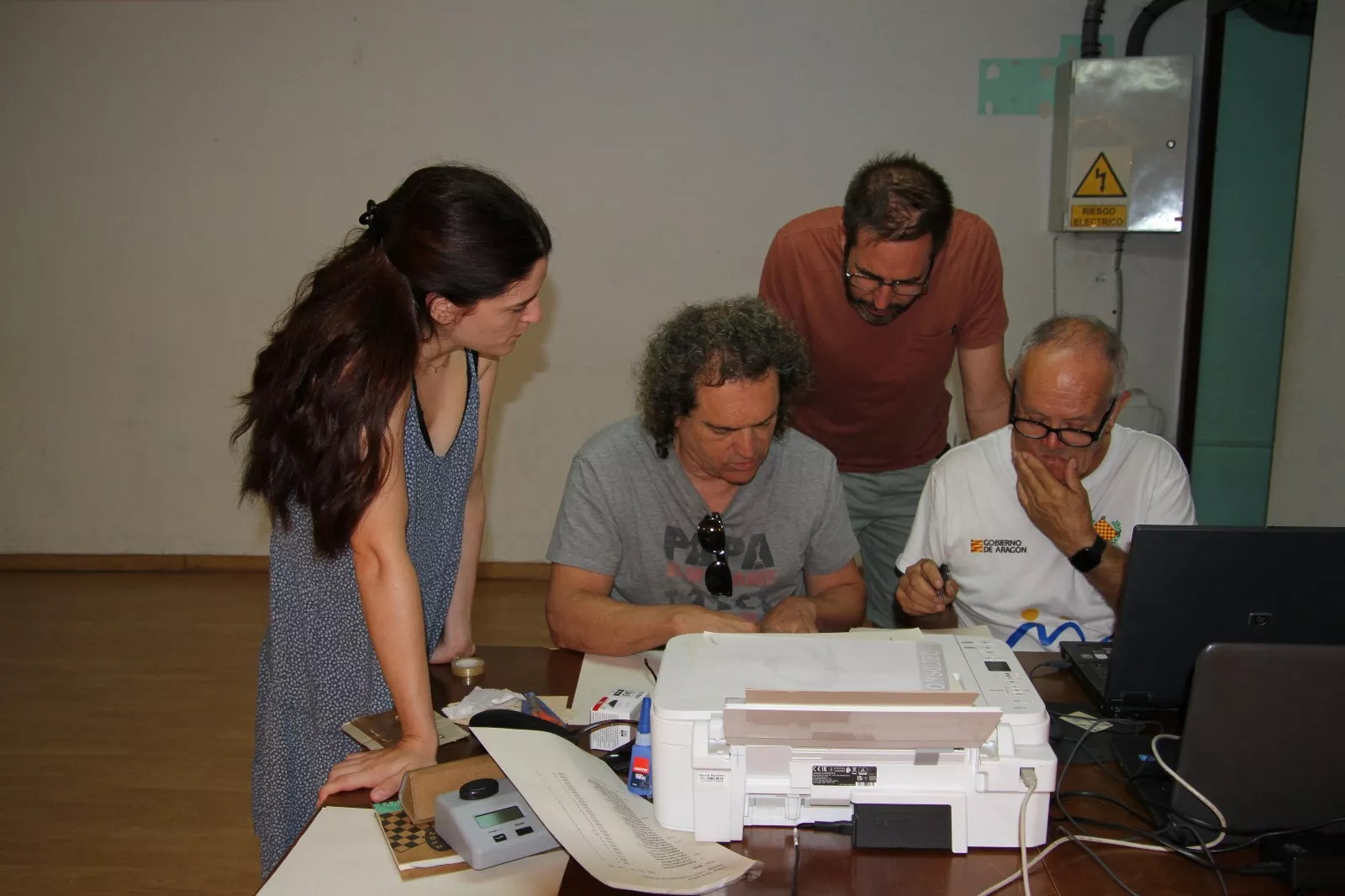 II Torneo de Ajedrez San Antolín en Sariñena. Foto Carlos Neofato