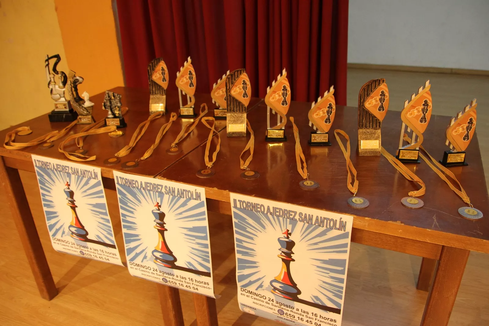 II Torneo de Ajedrez San Antolín en Sariñena. Foto Carlos Neofato