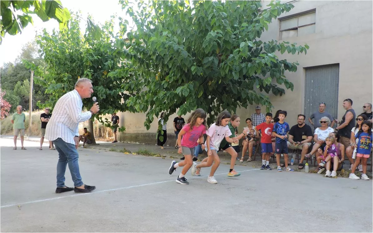 Carrera de niñas de 8 y 9 años