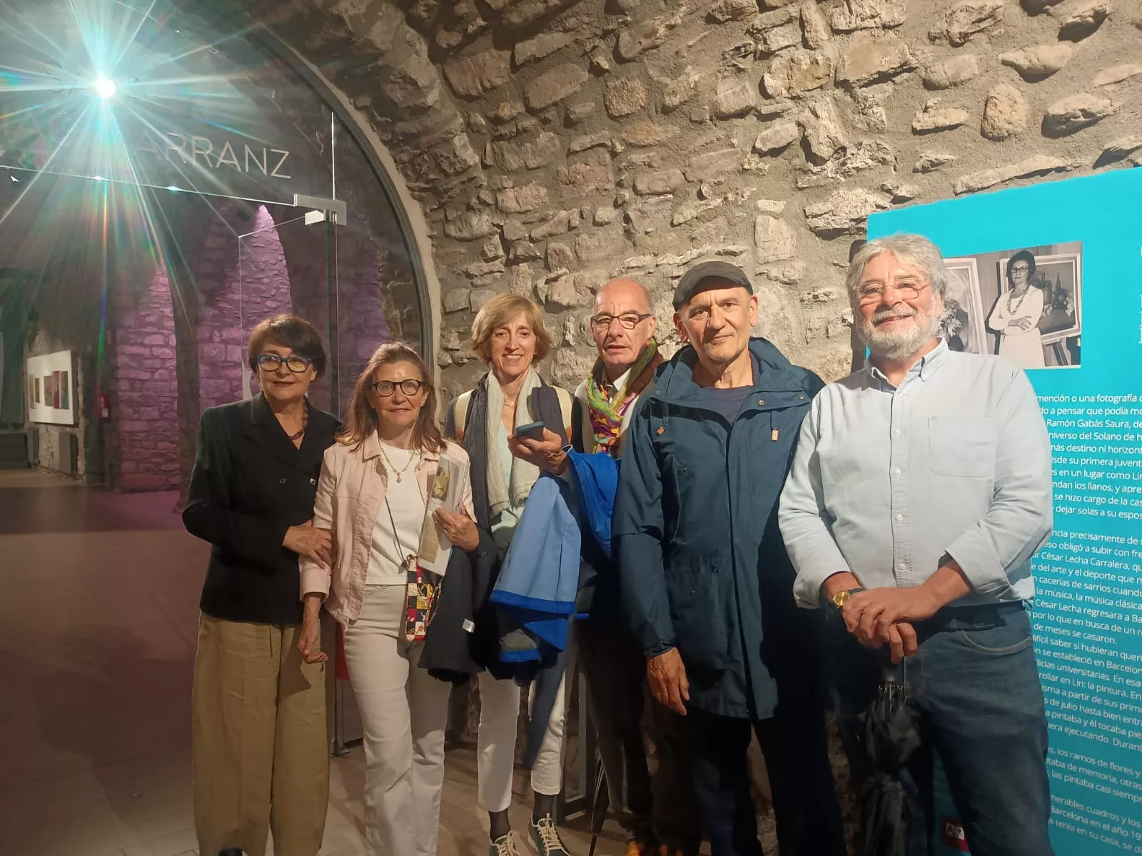 Inauguración de la exposición “Carmen Gabás Mora, una pionera de la pintura en el valle de Benasque”.