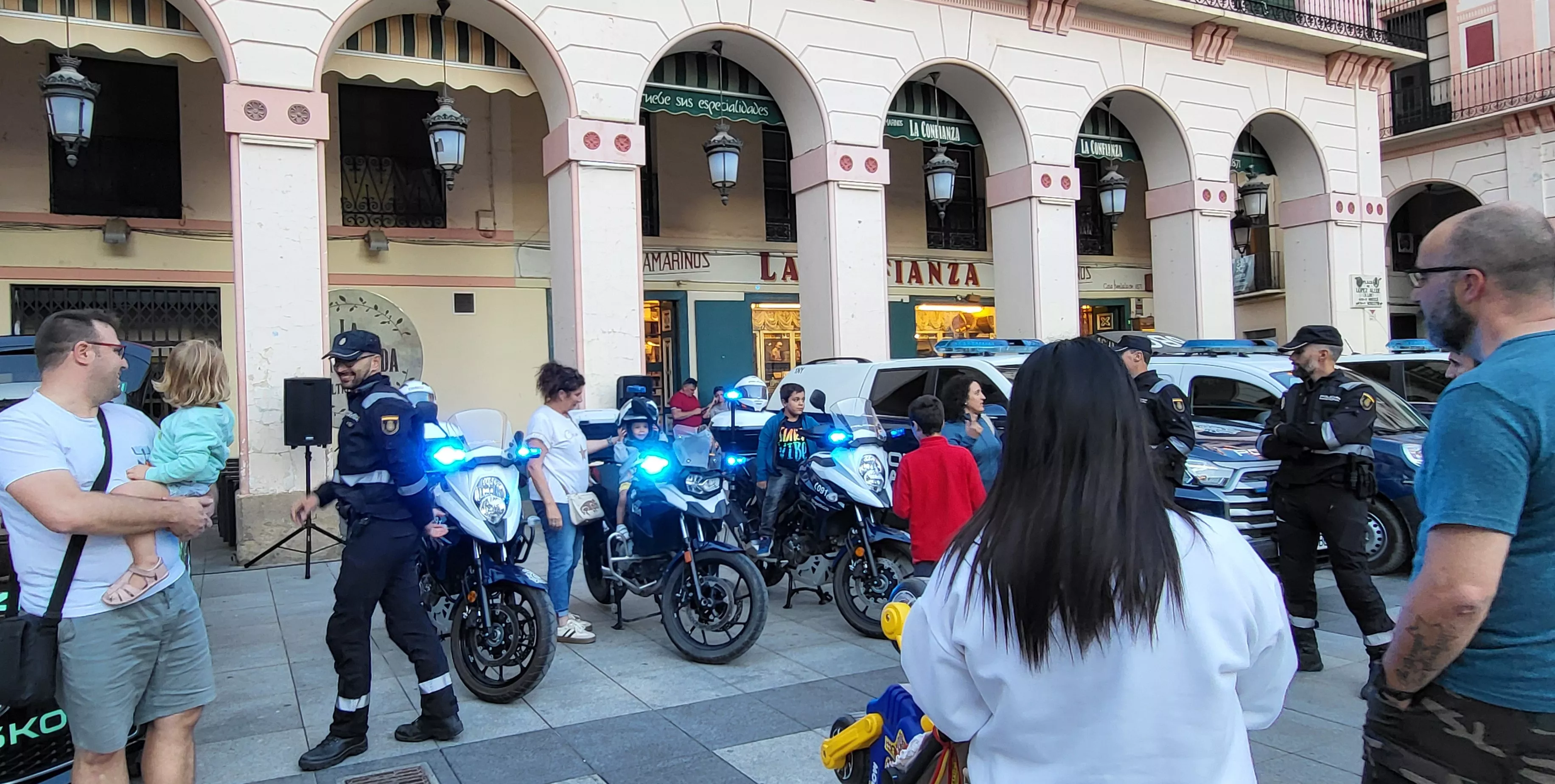 Presentación en Huesca del dispositivo de seguridad de la Vuelta Ciclista. Foto Mercedes Manterola