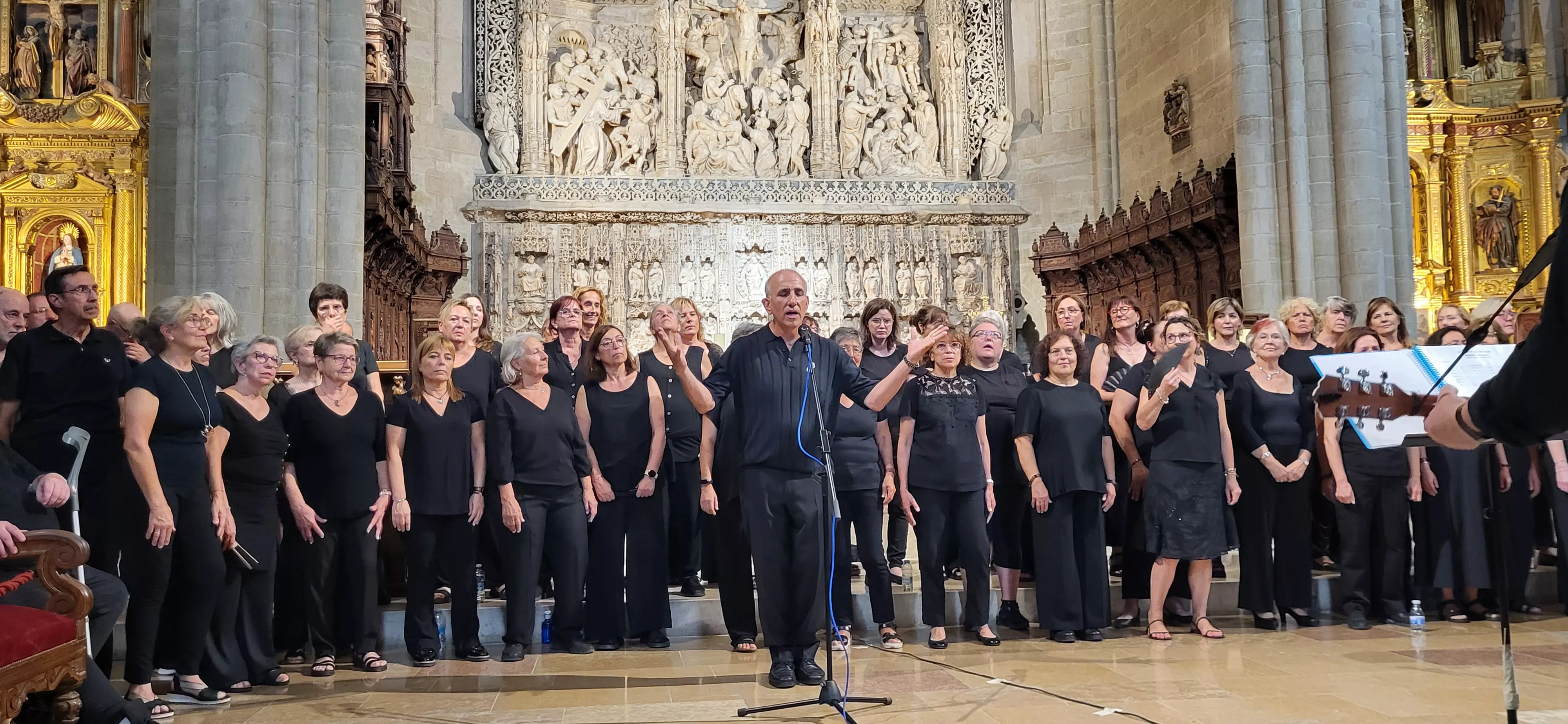 Concierto de góspel de Cor de Cors en la Catedral de Huesca. Foto Mercedes Manterola