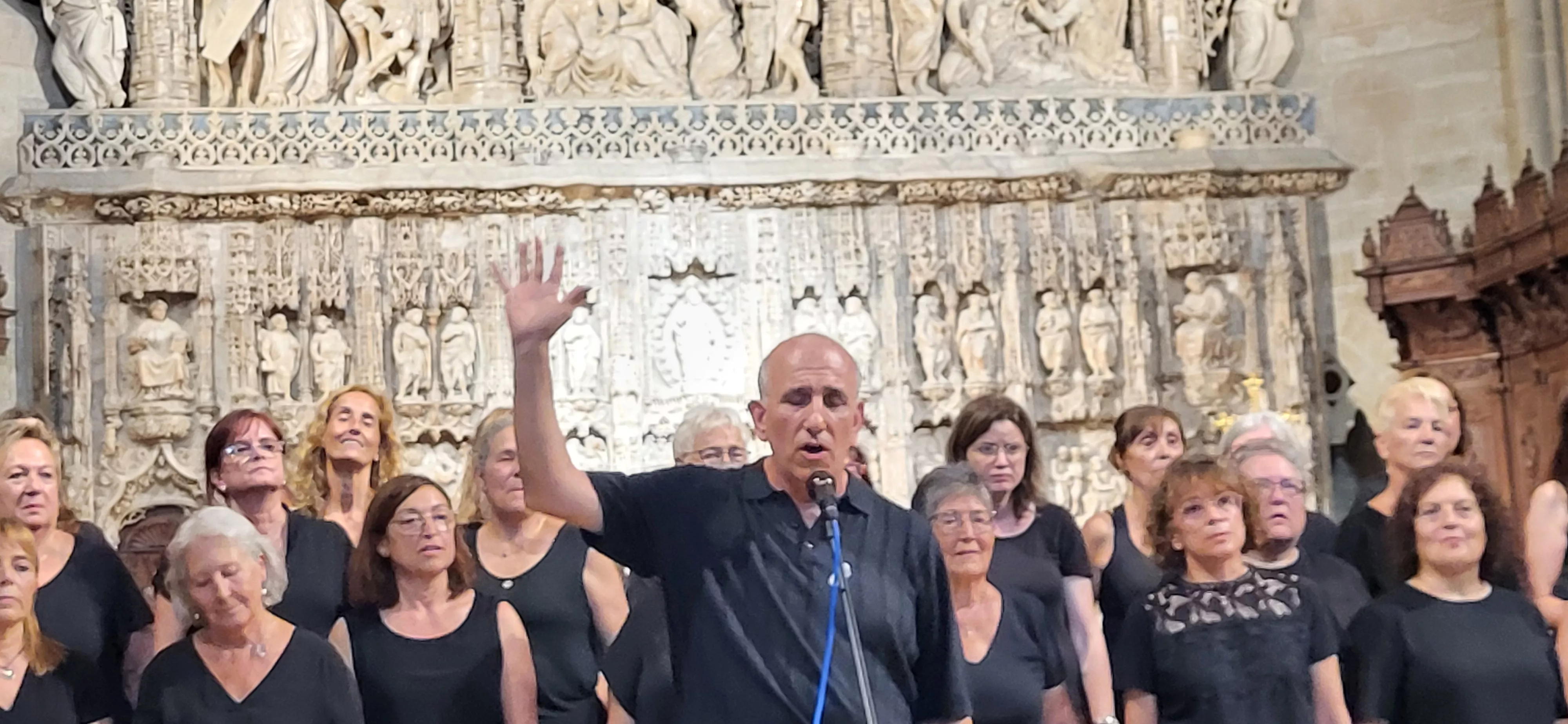 Concierto de góspel de Cor de Cors en la Catedral de Huesca. Foto Mercedes Manterola