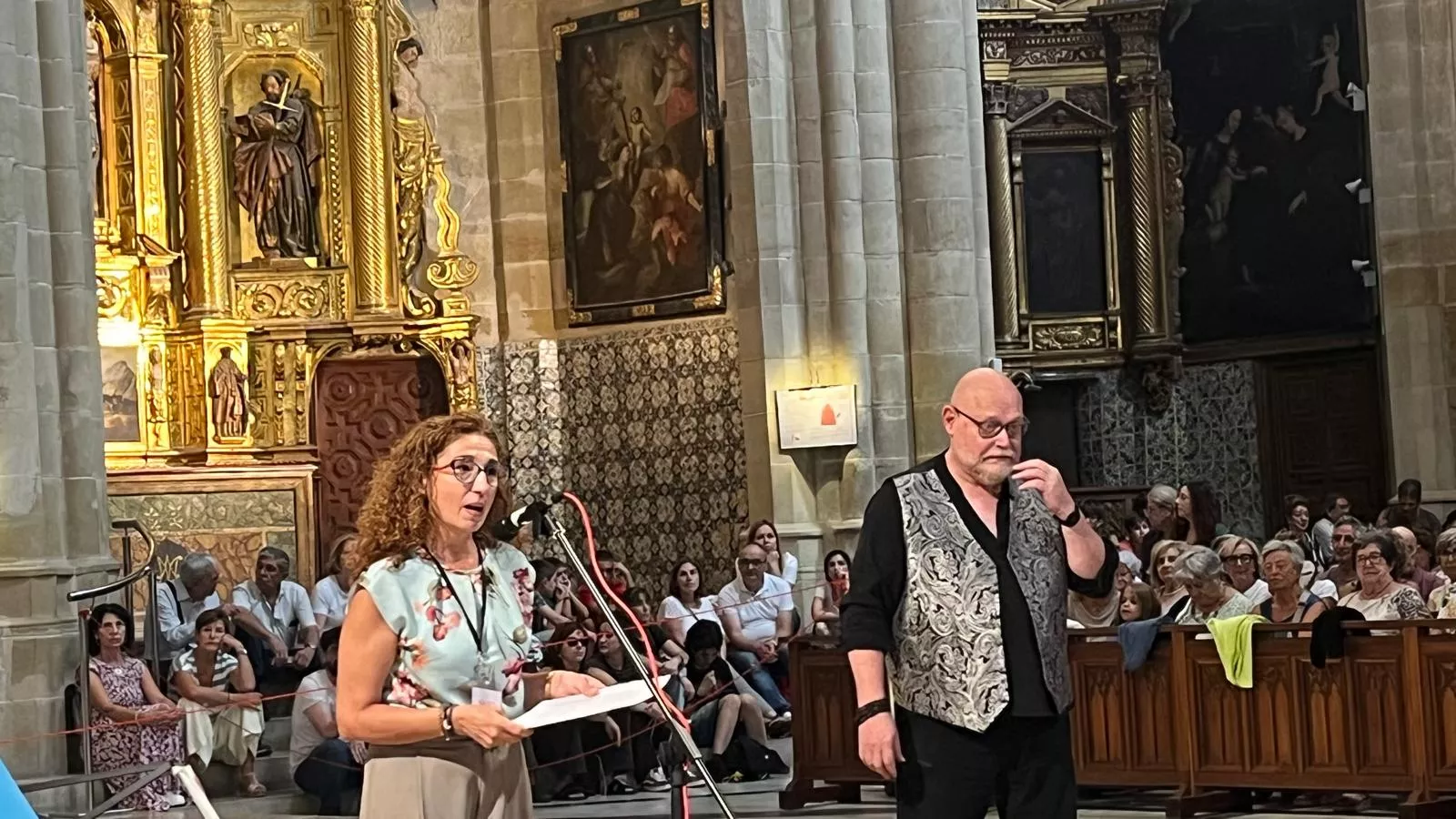 Concierto de góspel de Cor de Cors en la Catedral de Huesca. Foto Mercedes Manterola