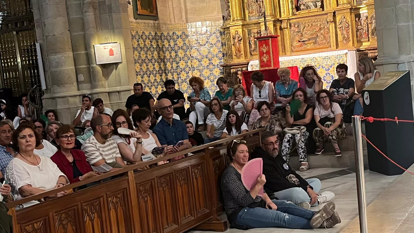 Concierto de góspel de Cor de Cors en la Catedral de Huesca. Foto Mercedes Manterola