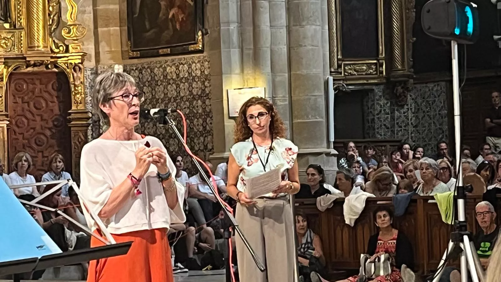 Concierto de góspel de Cor de Cors en la Catedral de Huesca. Foto Mercedes Manterola