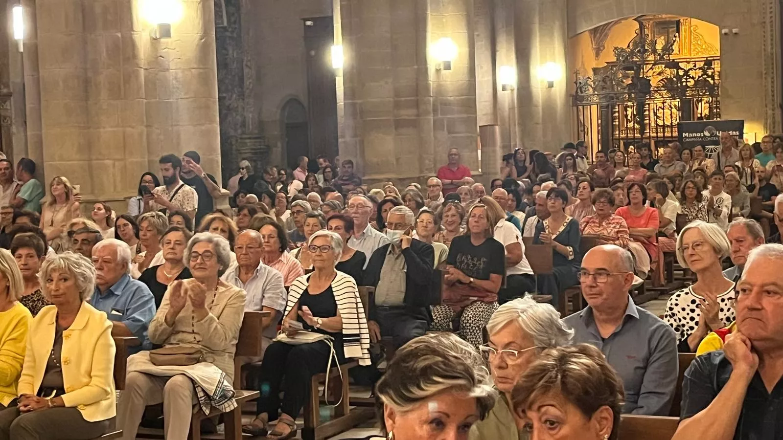 Concierto de góspel de Cor de Cors en la Catedral de Huesca. Foto Mercedes Manterola