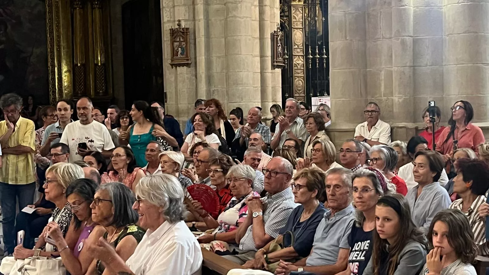 Concierto de góspel de Cor de Cors en la Catedral de Huesca. Foto Mercedes Manterola