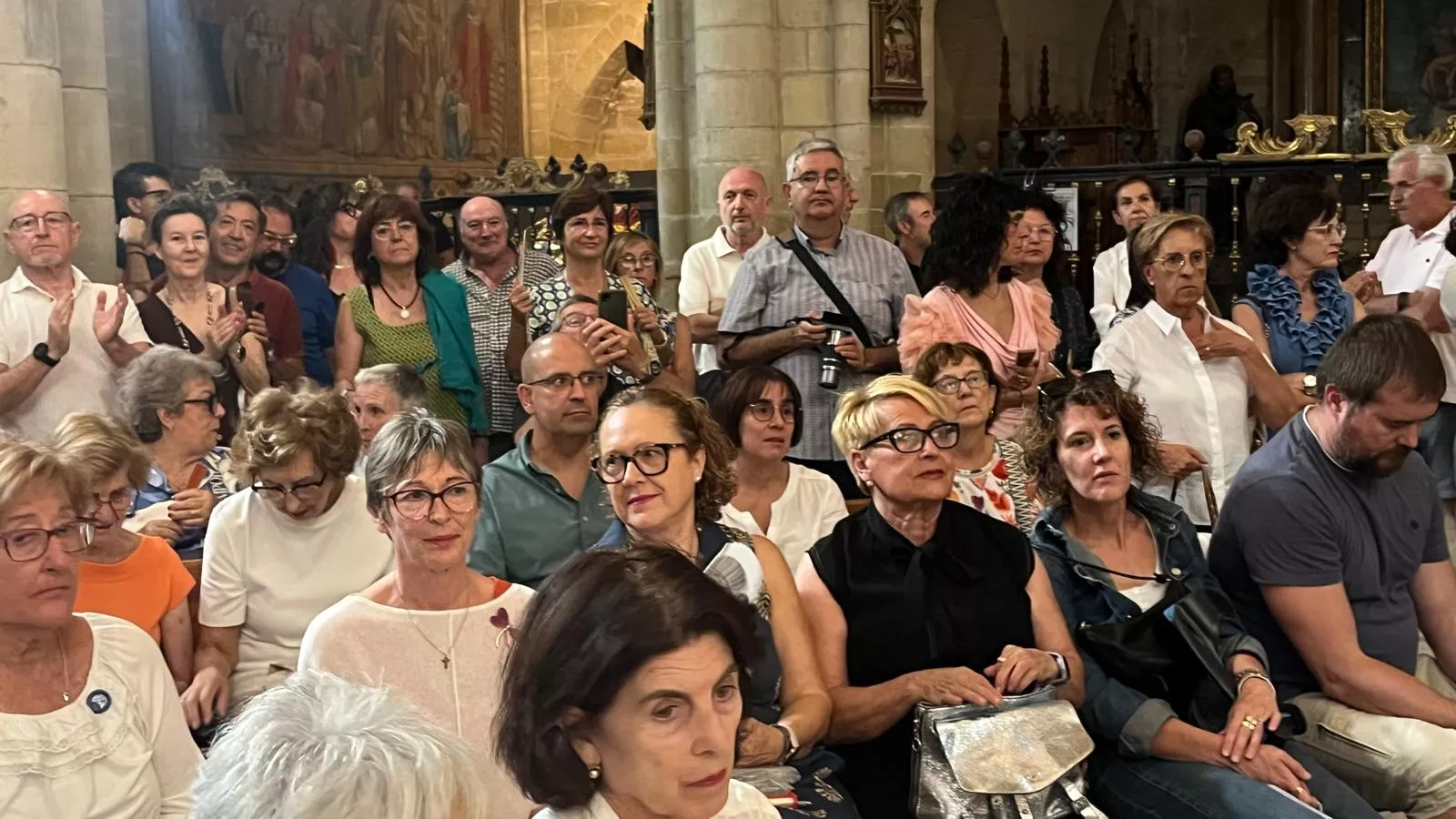 Concierto de góspel de Cor de Cors en la Catedral de Huesca. Foto Mercedes Manterola