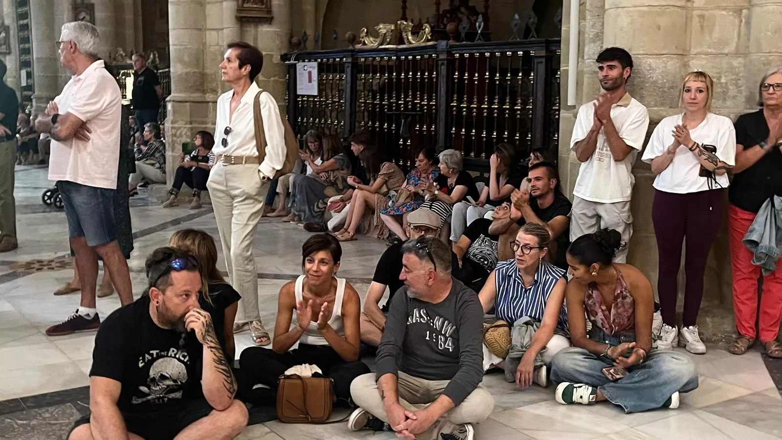 Concierto de góspel de Cor de Cors en la Catedral de Huesca. Foto Mercedes Manterola