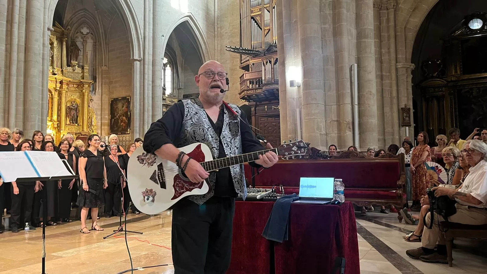 Concierto de góspel de Cor de Cors en la Catedral de Huesca. Foto Mercedes Manterola