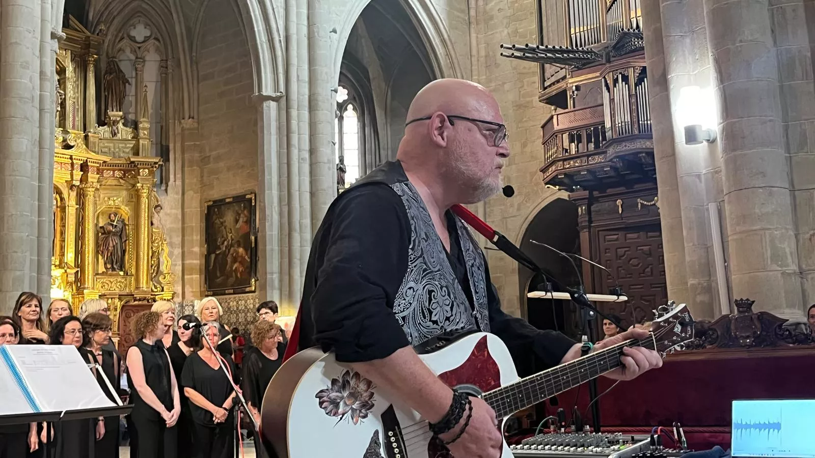 Concierto de góspel de Cor de Cors en la Catedral de Huesca. Foto Mercedes Manterola