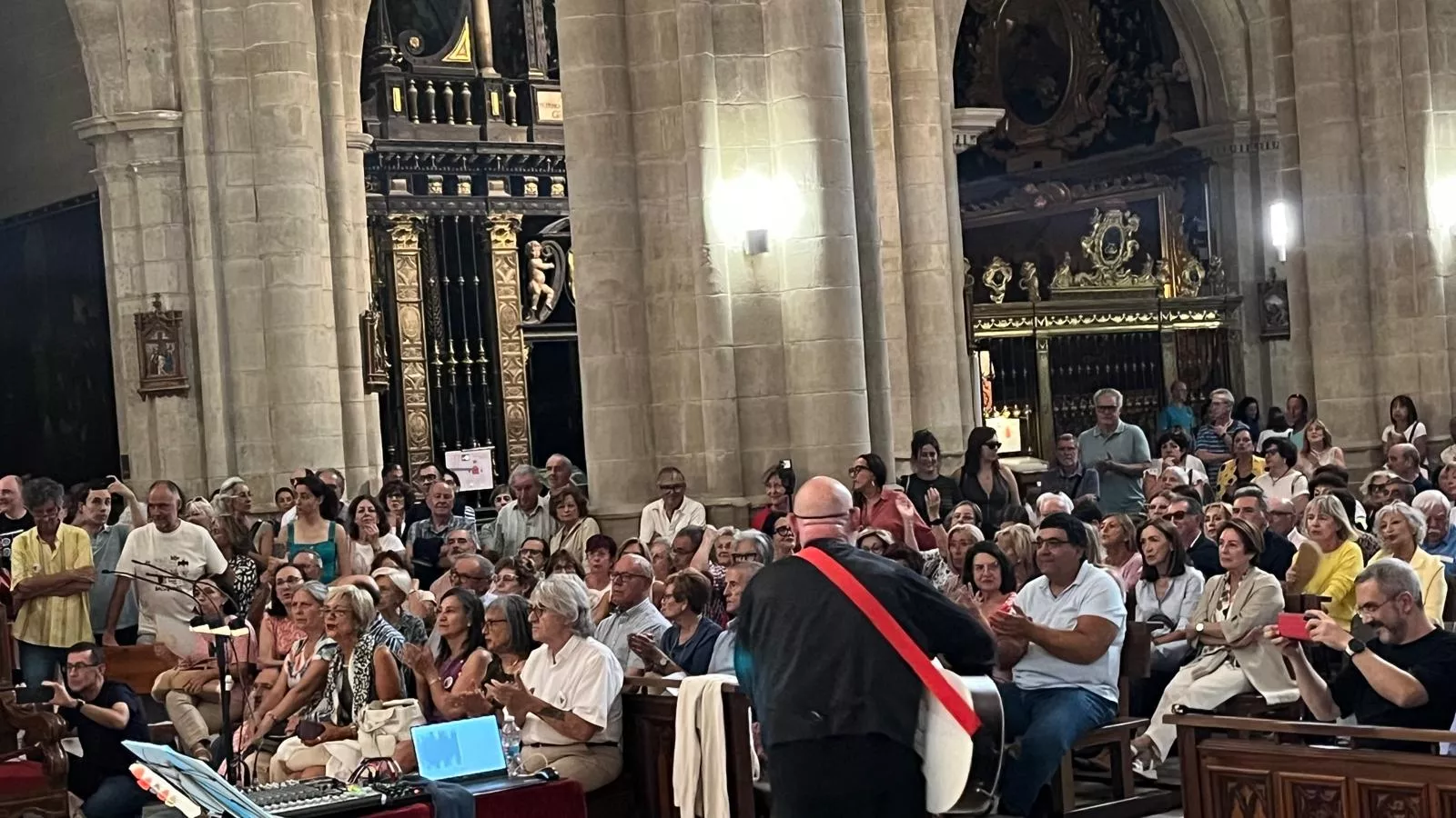 Concierto de góspel de Cor de Cors en la Catedral de Huesca. Foto Mercedes Manterola