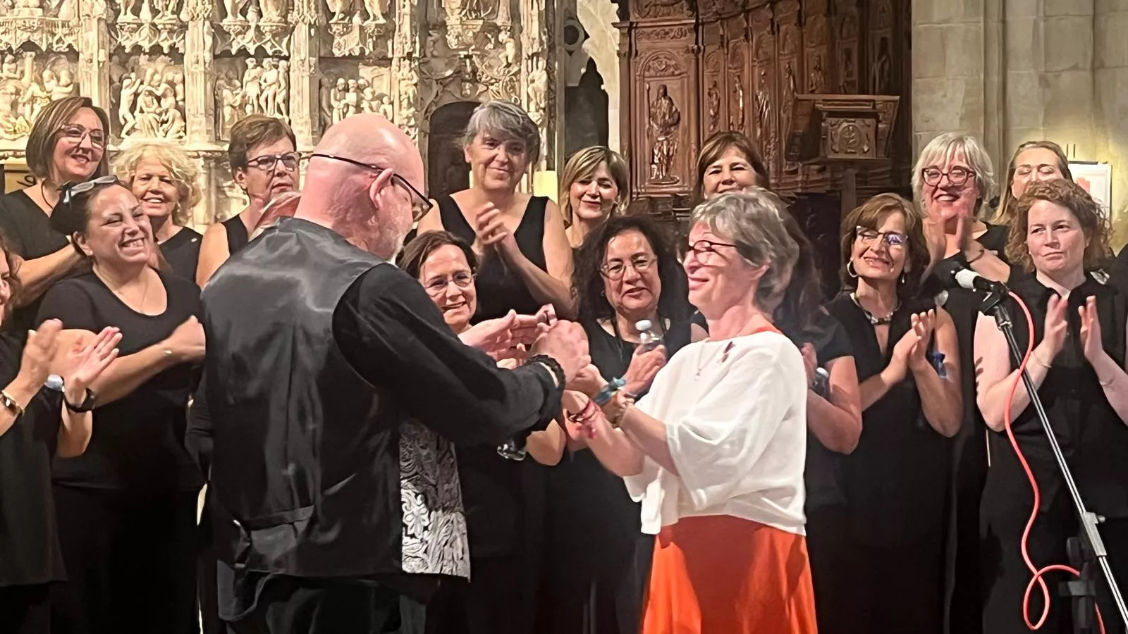Concierto de góspel de Cor de Cors en la Catedral de Huesca. Foto Mercedes Manterola