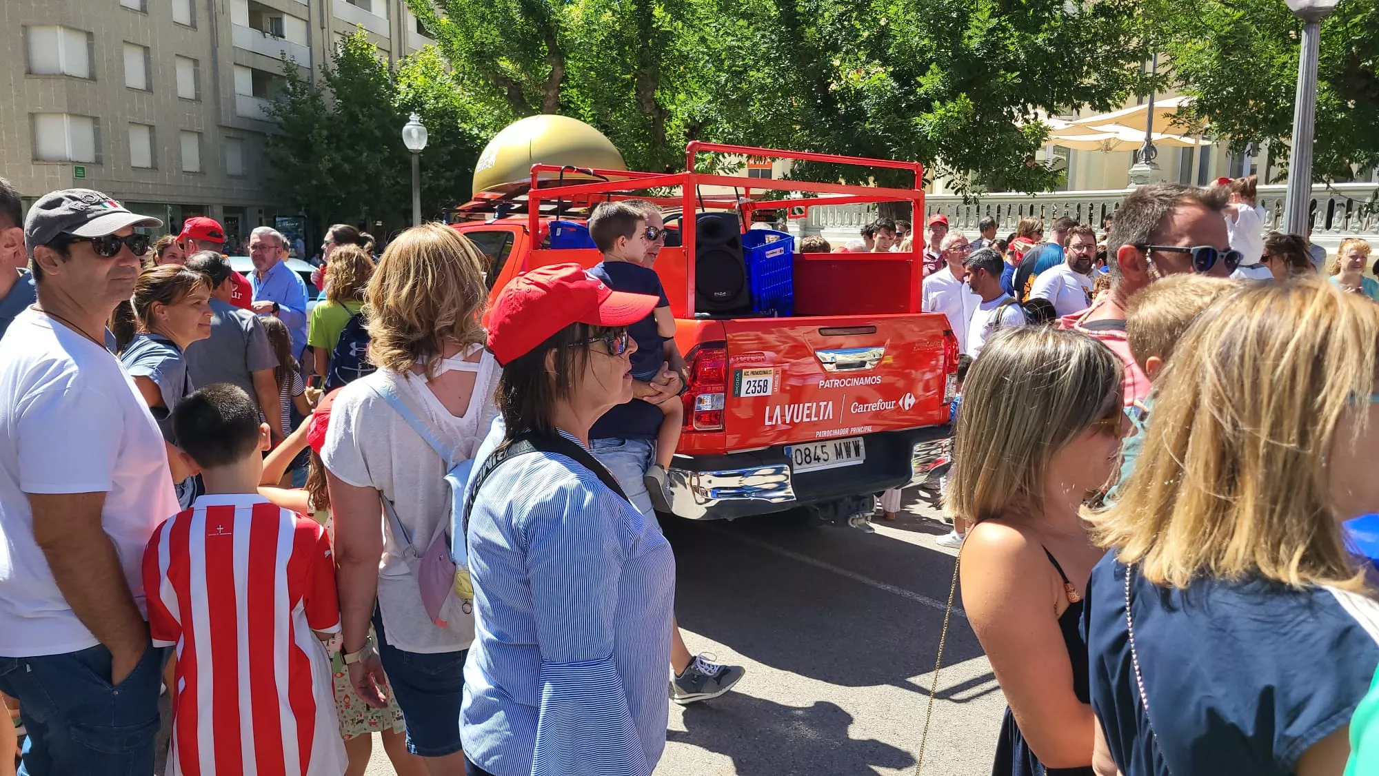 Paso por Huesca de la Vuelta Ciclista a España