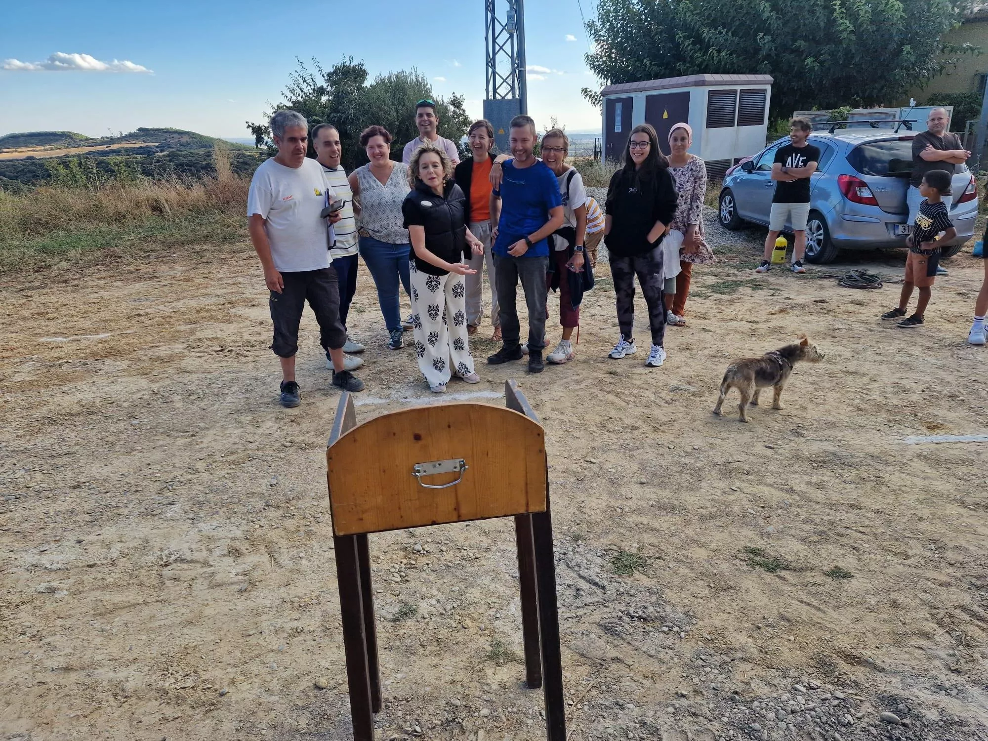 Juegos tradicionales en Sabayes, rana.