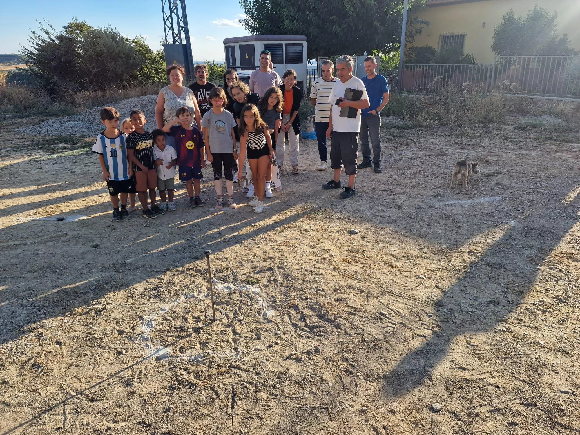 Juegos tradicionales en Sabayes, herraduras