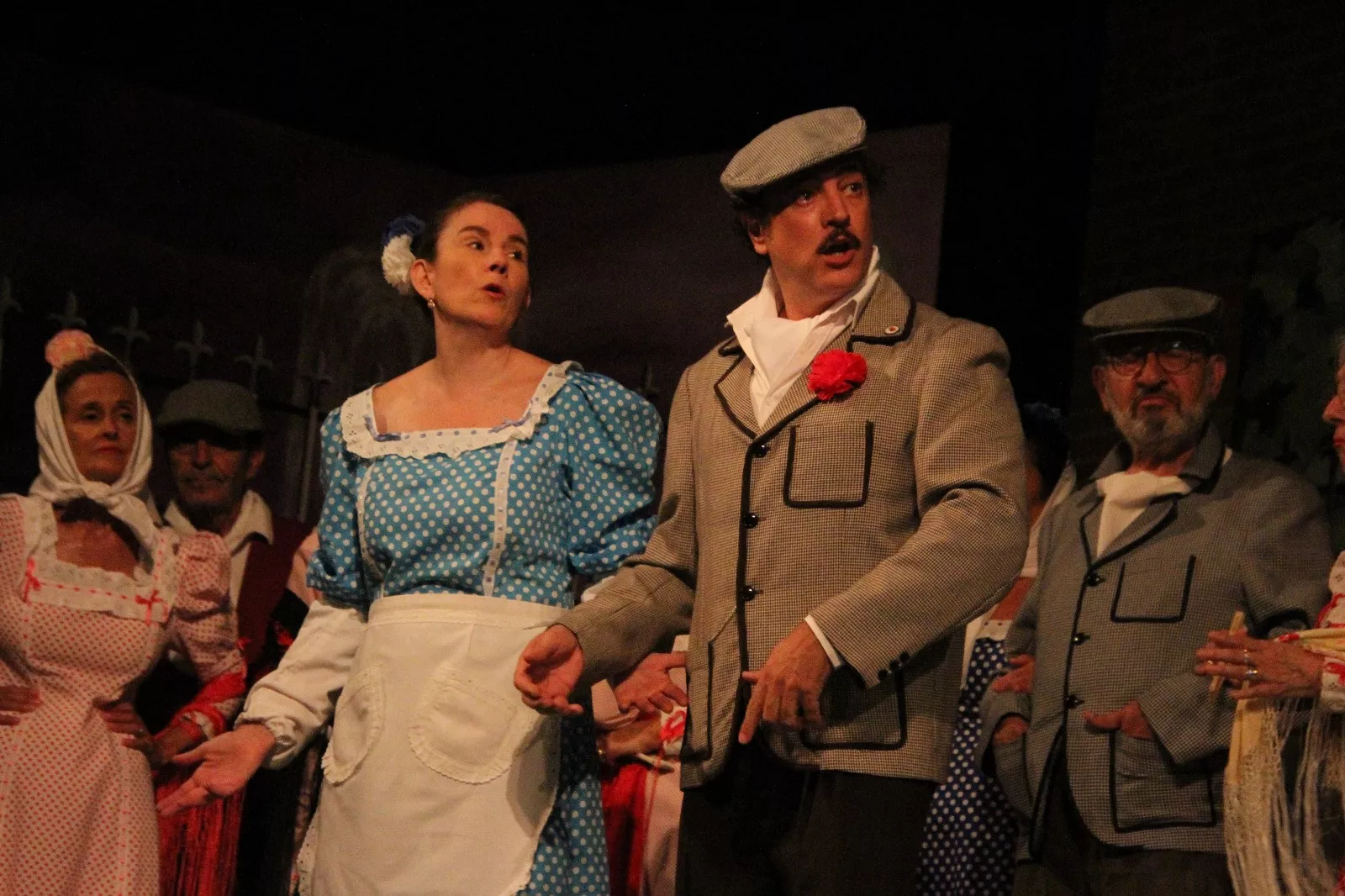 El Teatro Lírico de Zaragoza en el Corral de Comedias de Robres. Foto Carlos Neofato