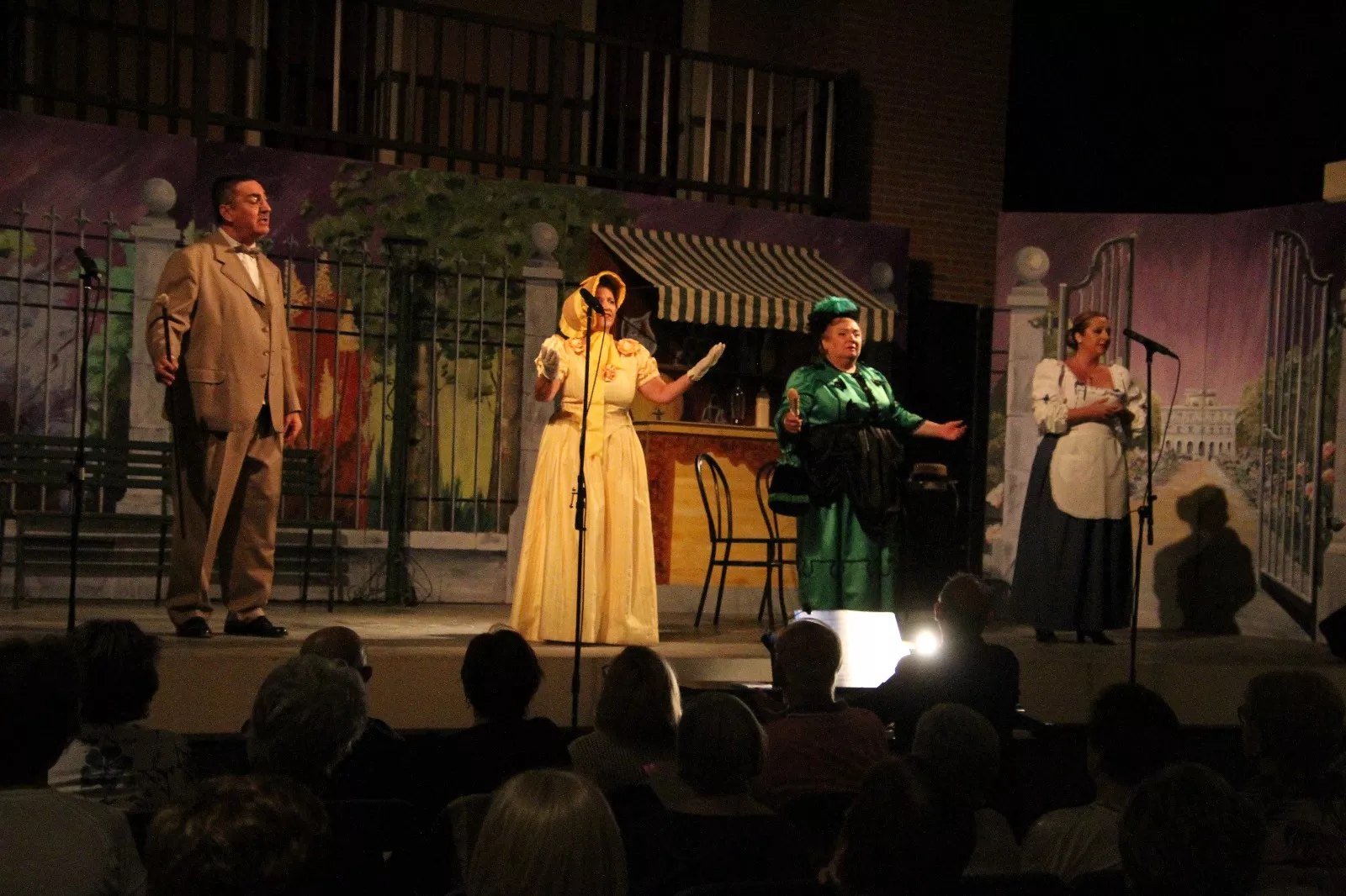 El Teatro Lírico de Zaragoza en el Corral de Comedias de Robres. Foto Carlos Neofato