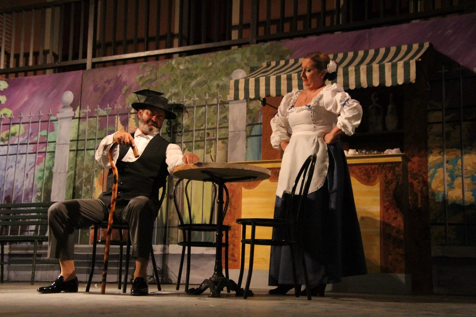 El Teatro Lírico de Zaragoza en el Corral de Comedias de Robres. Foto Carlos Neofato