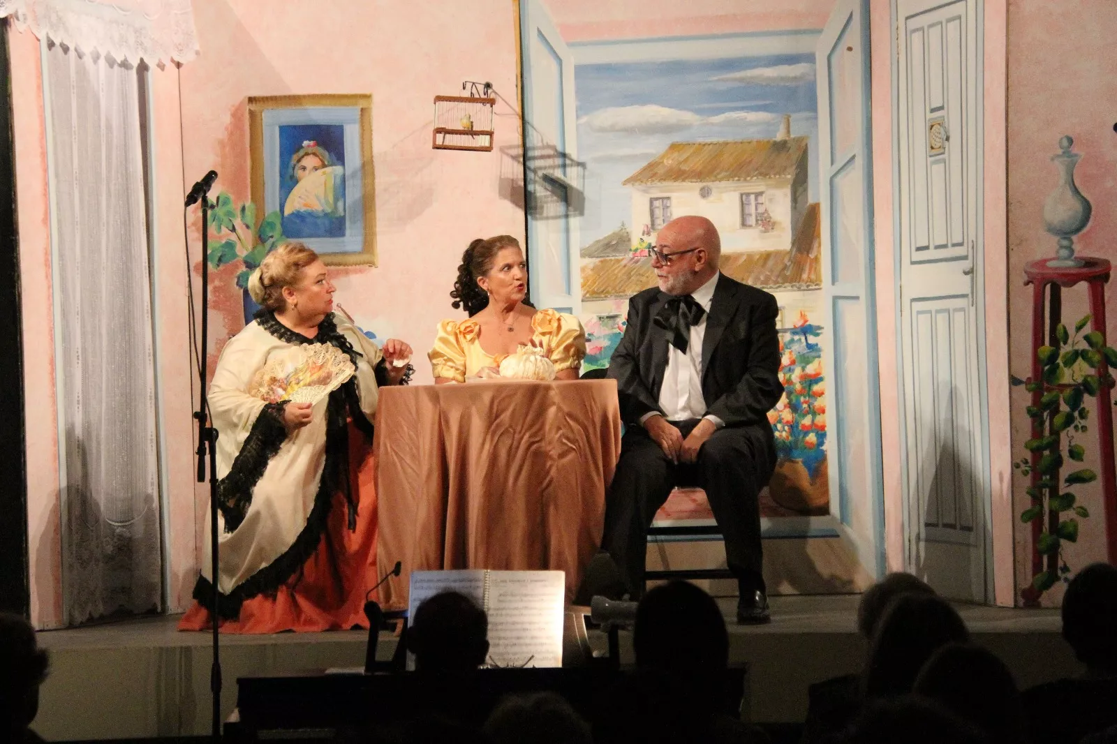 El Teatro Lírico de Zaragoza en el Corral de Comedias de Robres. Foto Carlos Neofato
