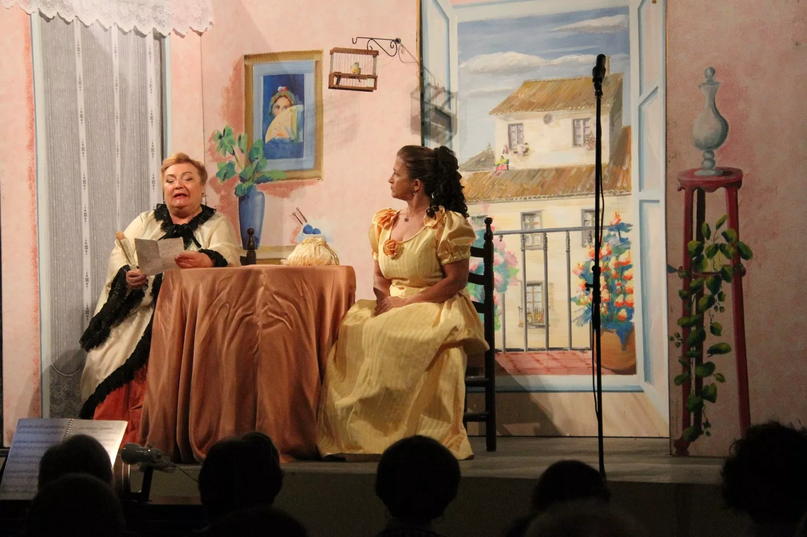 El Teatro Lírico de Zaragoza en el Corral de Comedias de Robres. Foto Carlos Neofato