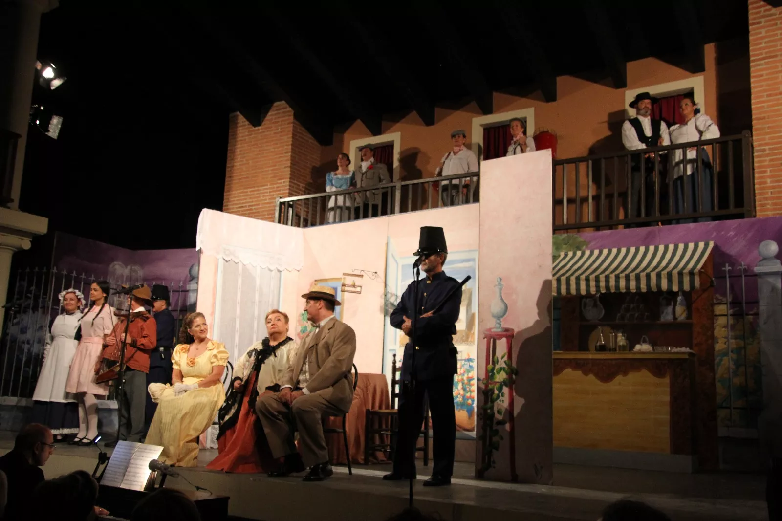 El Teatro Lírico de Zaragoza en el Corral de Comedias de Robres. Foto Carlos Neofato