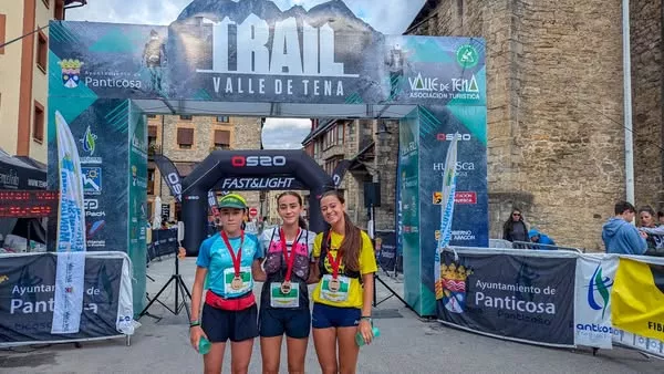 Podio femenino 0,5K