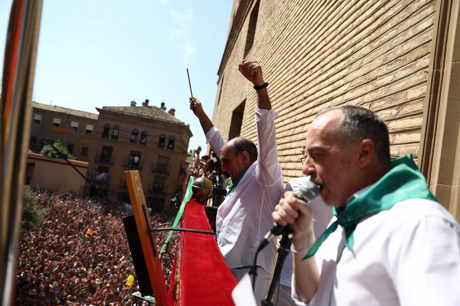 Lanzamiento del cohete. Foto Álvaro Calvo 