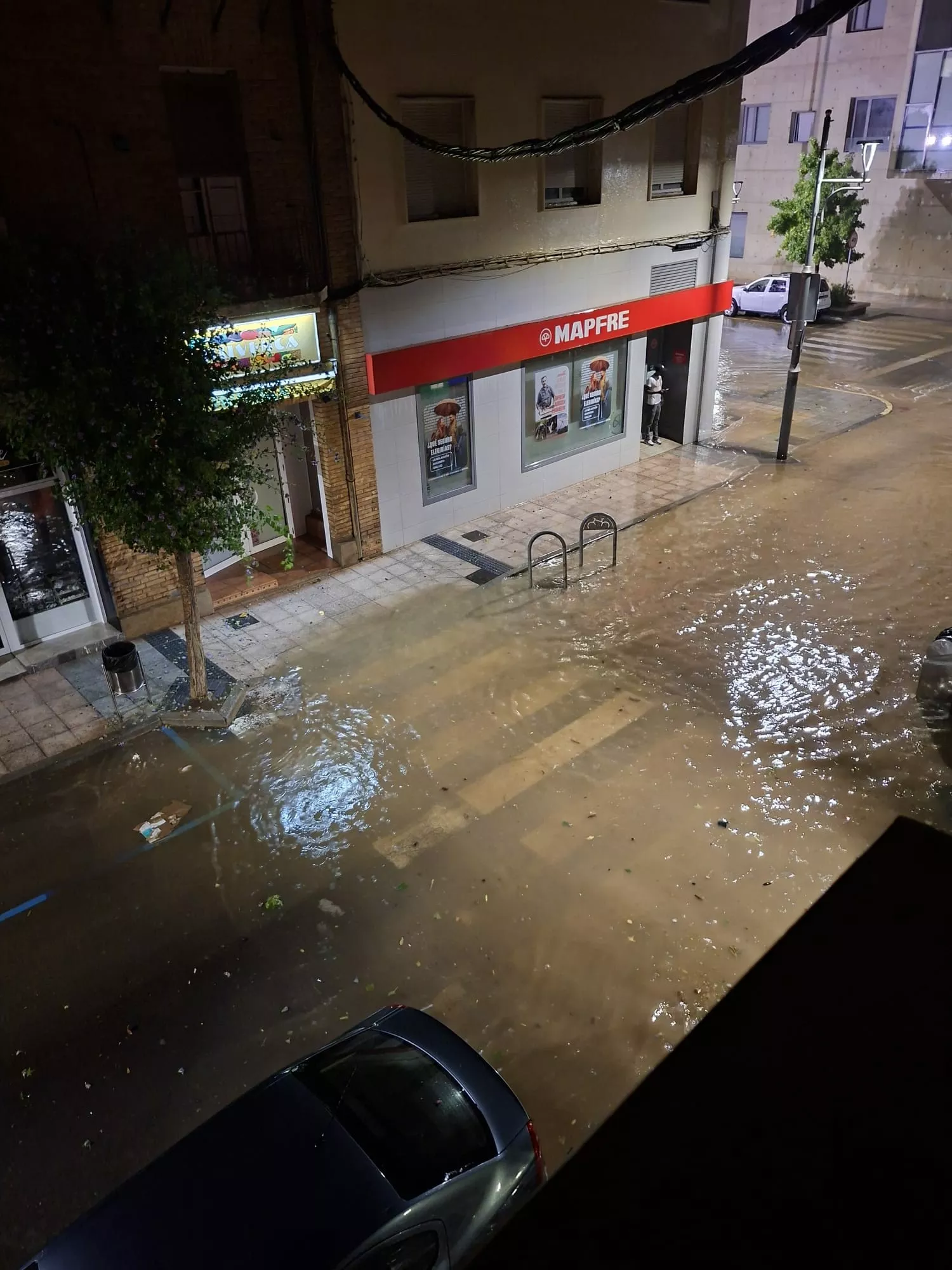 Vendaval sobre Binéfar 